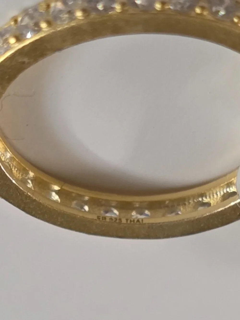 Freida Rothman Gold Plated Two Tone 5-Stack Ring - Picture 9 of 10